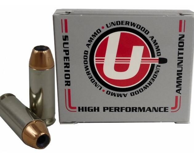 Underwood 10mm Auto Ammo 135 Grain Nosler Sporting Handgun Jacketed Hollow Point