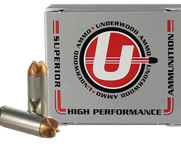 Underwood 50 Action Express Ammo 230 Grain Lehigh Xtreme Defense Fluted Lead Free Box of 300