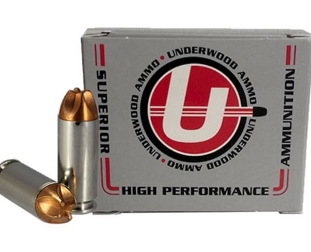 Underwood Xtreme Hunter 10mm Auto Ammo 150 Grain Lehigh Xtreme Defense Fluted Lead Free