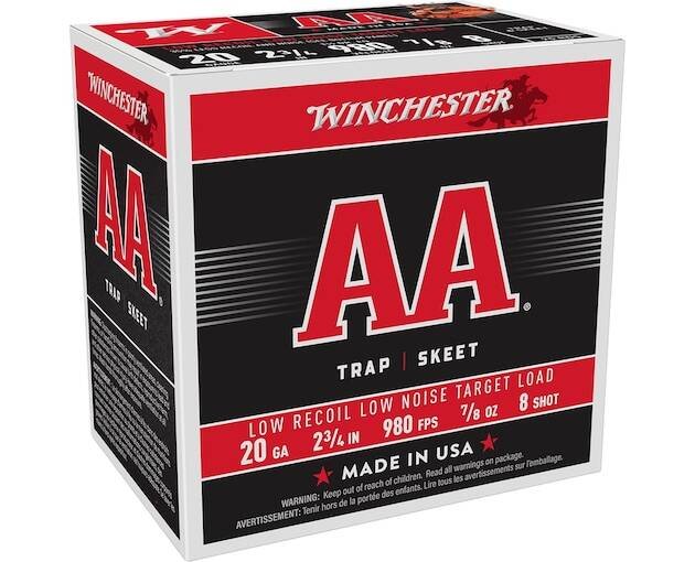 Winchester AA Featherlite Target 20 Gauge Ammo