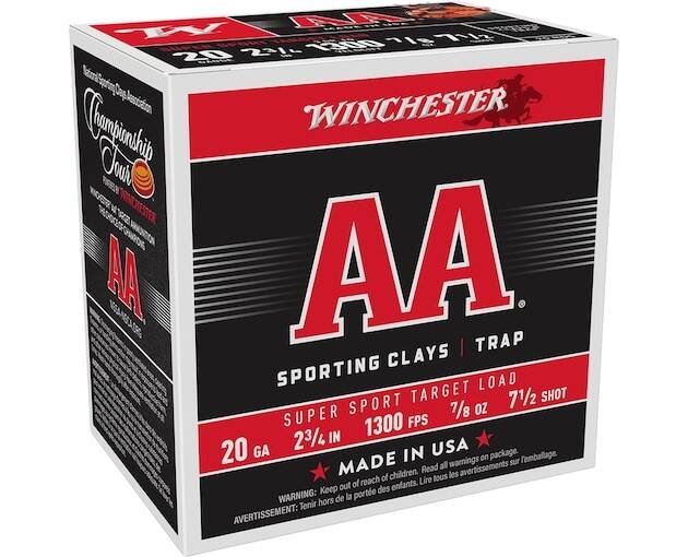 Winchester AA Super Sport Sporting Clays 20 Gauge Ammo