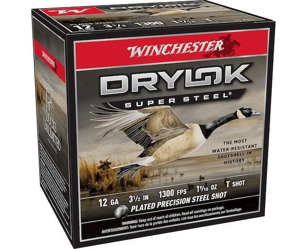 Winchester Drylok Super Steel Magnum Waterfowl 12 Gauge Steel Ammo