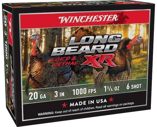 Winchester Long Beard XR Turkey 20 Gauge Copper Plated Lead Ammo