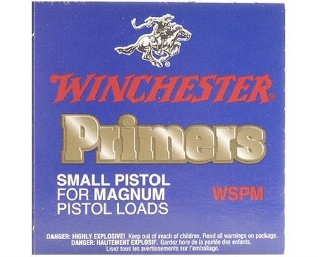 Winchester Small Pistol Magnum Primers #1-1/2M