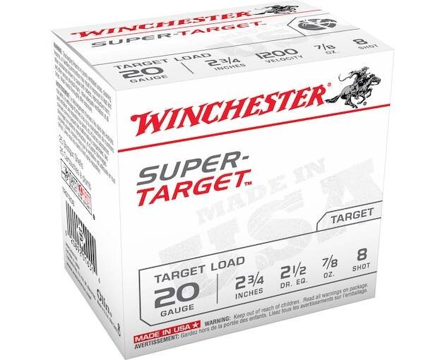 Winchester Super Target 20 Gauge Ammo