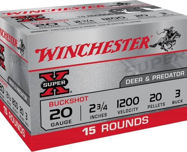 Winchester Super X 20 Gauge Buckshot Ammo